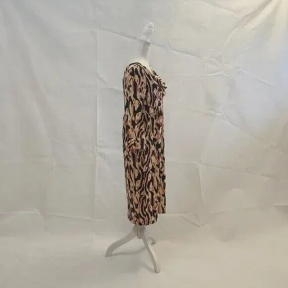 Diane von Furstenberg Drape-front Silk Dress - Picture 4 of 4